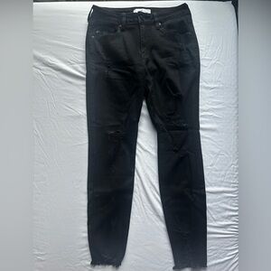 KanCan Black Distressed Skinny Jeans